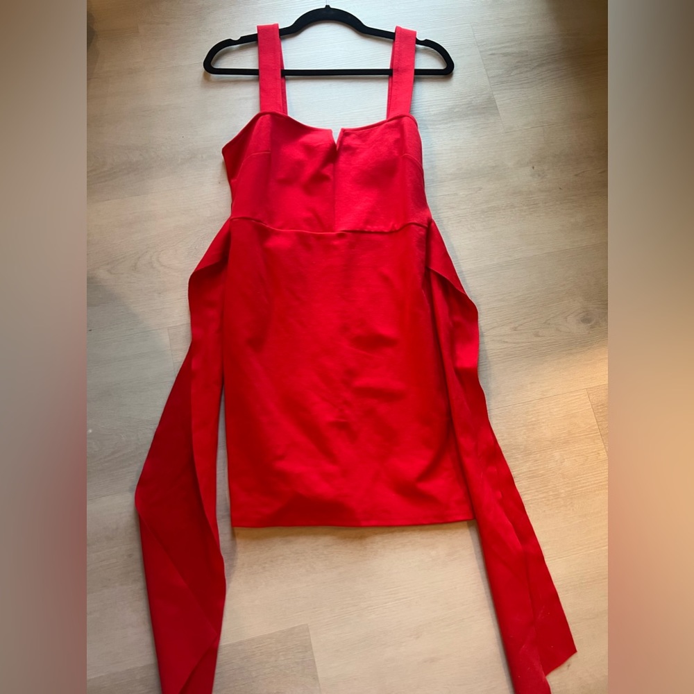 Blue Blush Red Dress